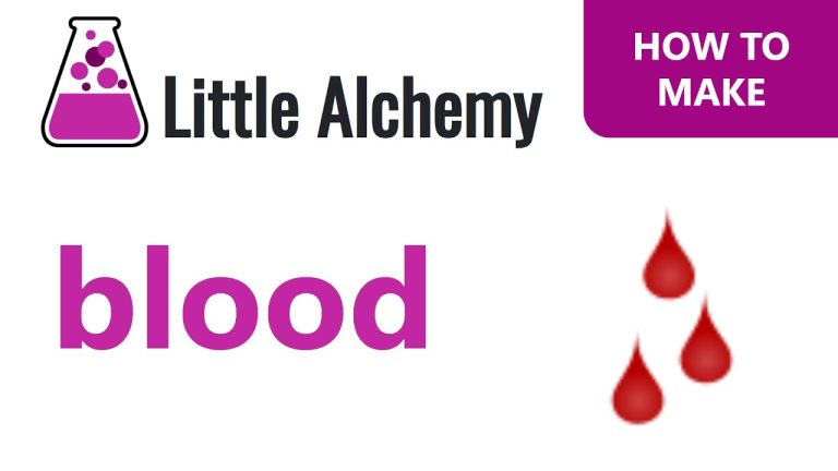 Make Blood in Little Alchemy